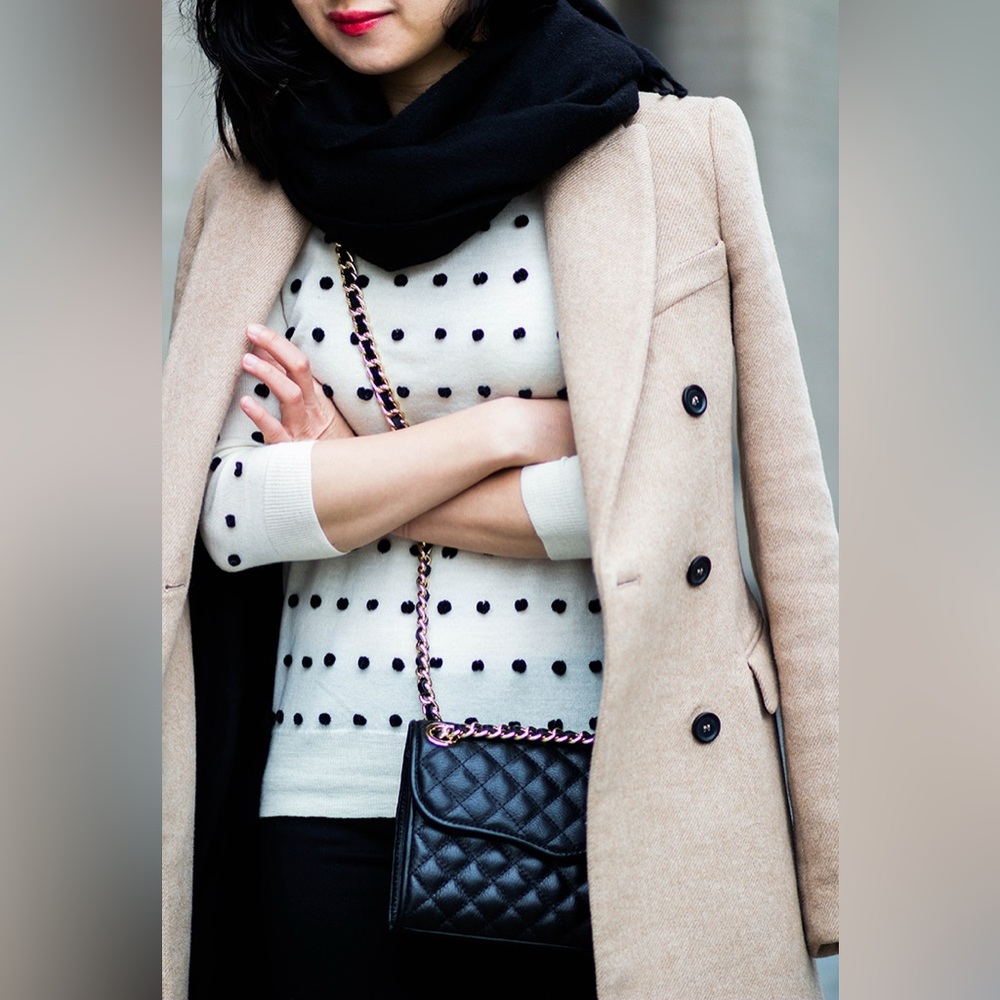 🖤 Rebecca Minkoff Black Quilted Crossbody Bag 🖤